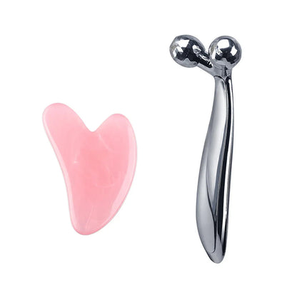 Masażer 3D Y-kształtny, obrotowy, lifting twarzy i ciała, Gua Sha