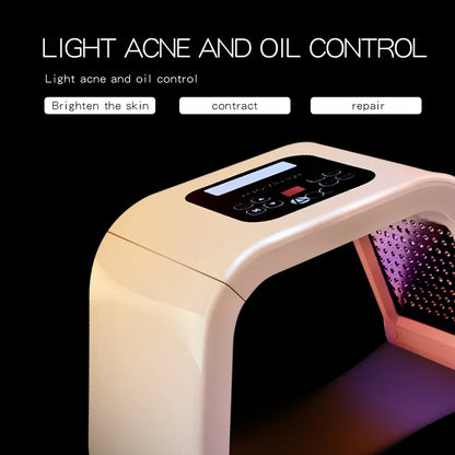 7 kolorowa maska LED, terapia światłem, pielęgnacja skóry