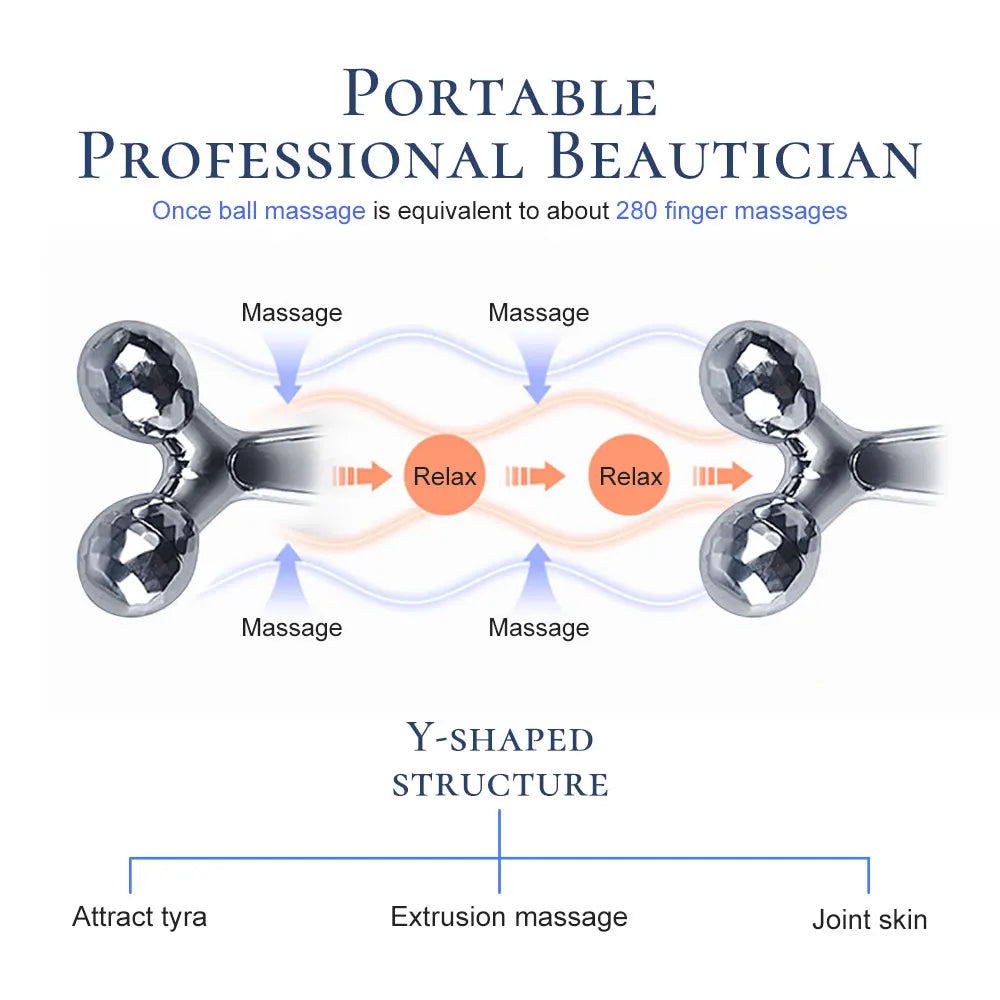 360° obrotowy masażer, lifting twarzy i ciała