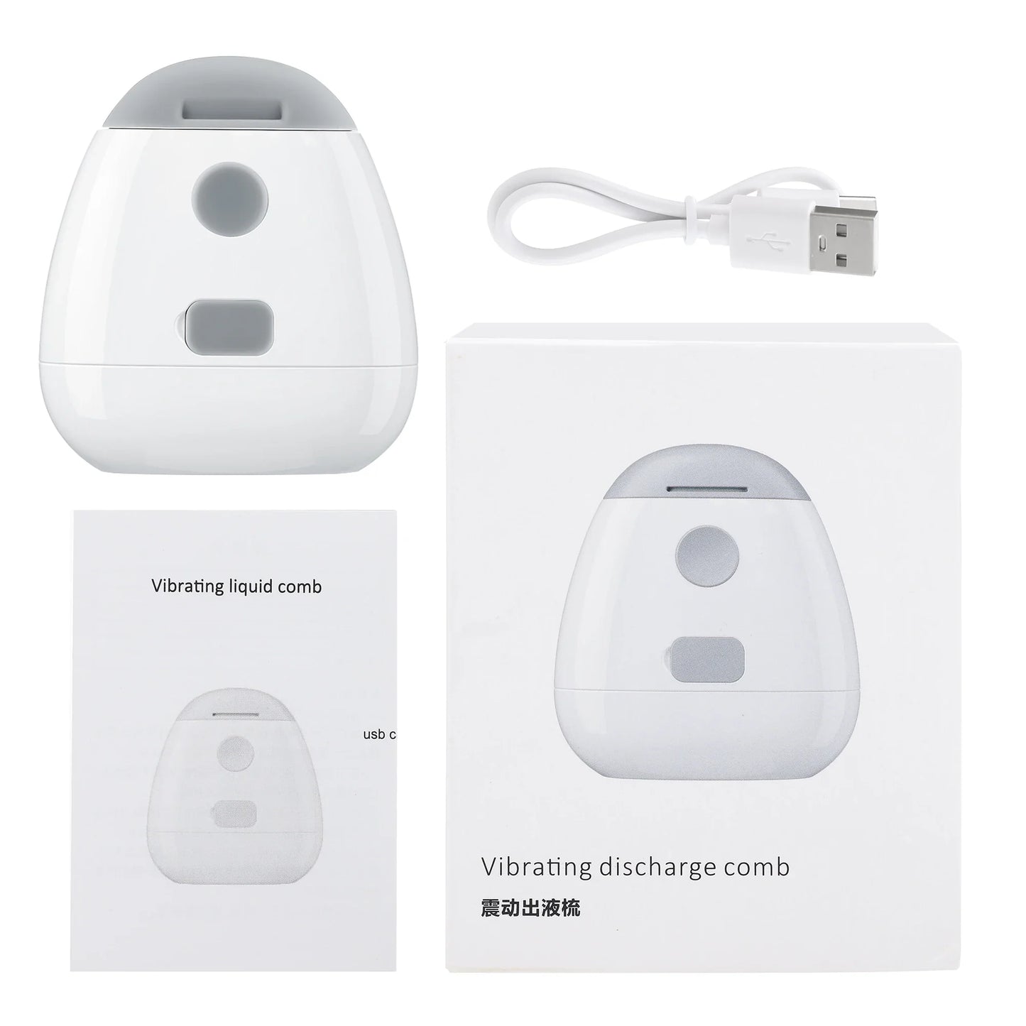 Elektro-masażer do skóry głowy, terapia światłem, przeciw wypadaniu włosów