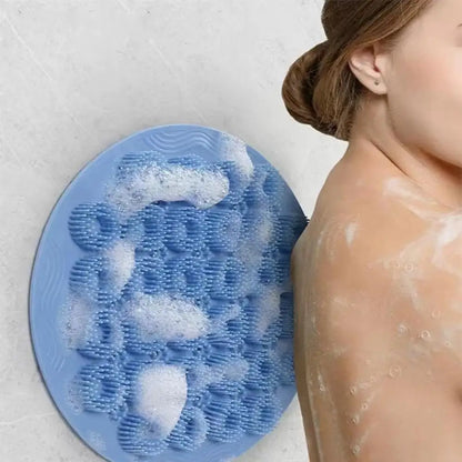 Silikonowa szczoteczka do masażu pleców, przyssawka, masażer stóp