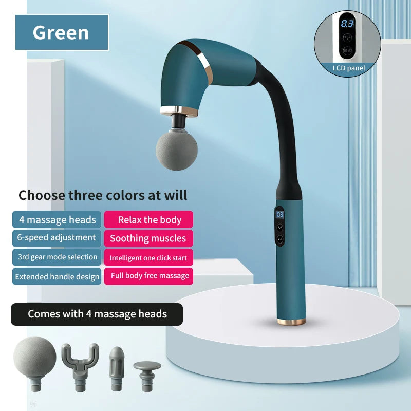 Masażer elektryczny, cichy, do pleców, nóg, relaks