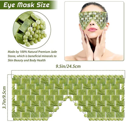 Naturalna maska jadeitowa, terapia ciepło/zimno, masażer do pielęgnacji skóry